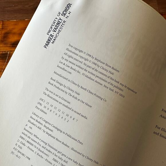 Vintage 1998 Elizabeti's Doll Paperback Book - Picture 2 of 7